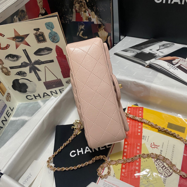 CL MINI FLAP BAG WITH TOP HANDLE