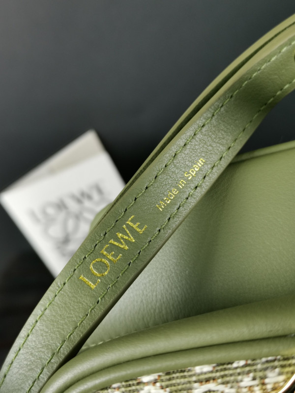 LOEWE Amazona 28 bag in jacquard and calfskin