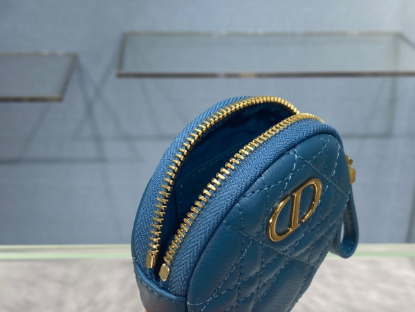 D*or detachable D*or caro round coin purse