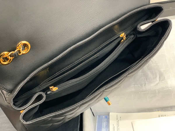 CL FLAP BAG LAMBSKIN