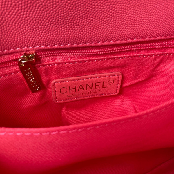 CL FLAP BAG WITH TOP HANDLE