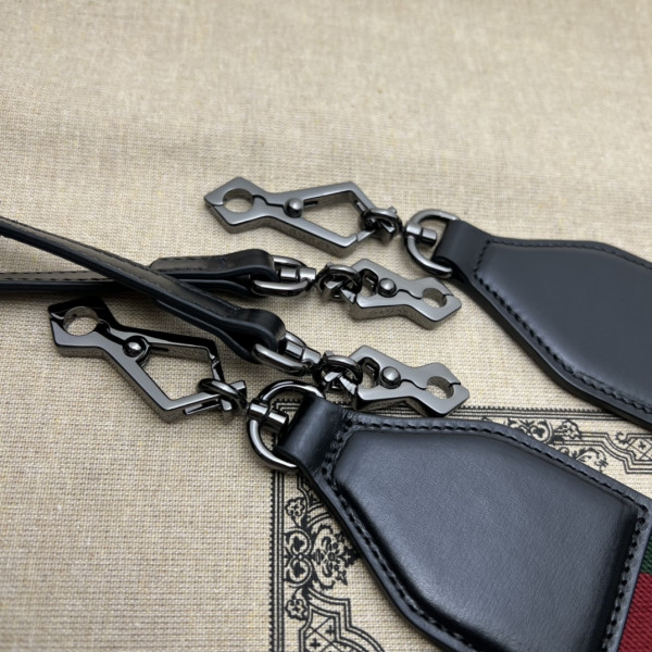 G*u*i mini top handle bag with bamboo