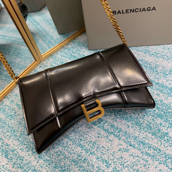 Ba*len*cia*ga hourglass chain bag
