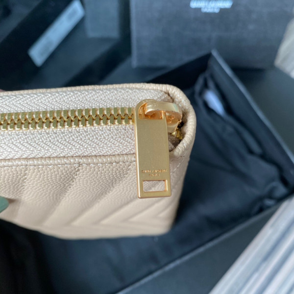 YSL MONOGRAM ZIPPY WALLET