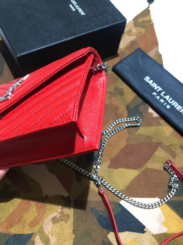 YSL CASSANDRE MATELASSÉ CHAIN WALLET