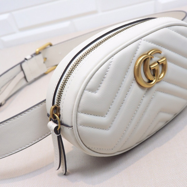 G*u*i gg marmont matelassé leather belt bag