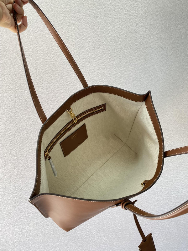 B**rry medium monogram motif leather tote