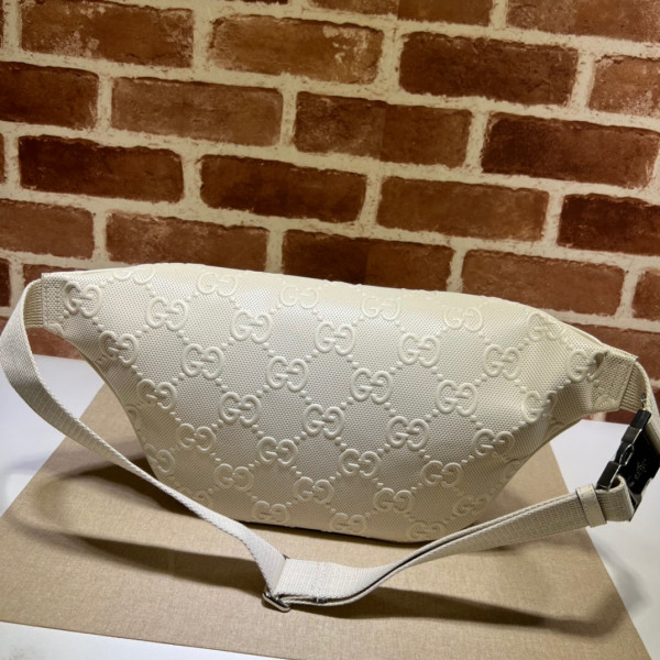 G*u*i gg embossed belt bag