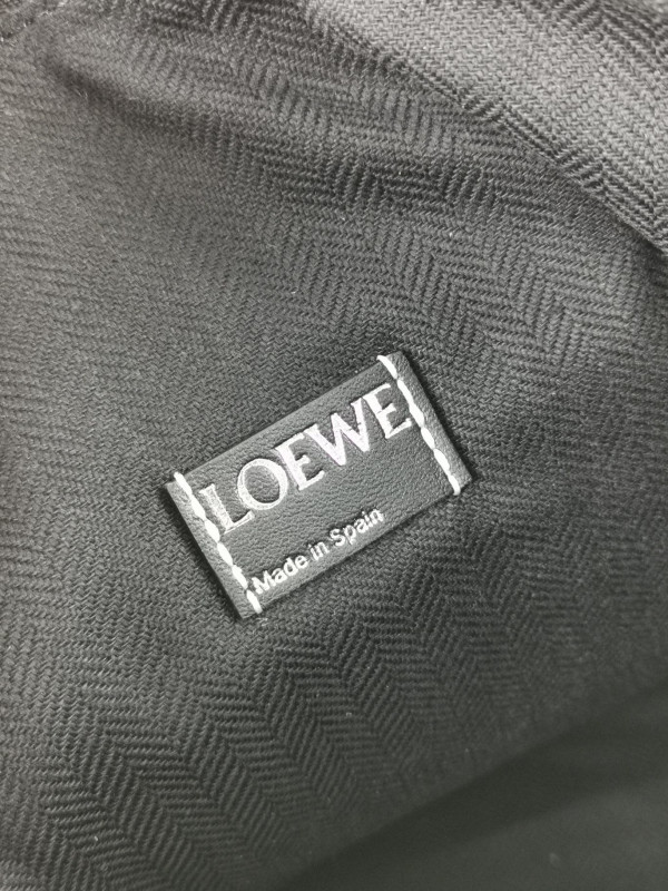 LOEWE Cubi bag in Anagram jacquard and calfskin