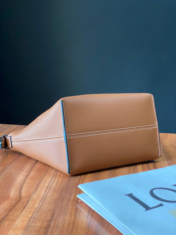 LOEWE small Cubi bag in Anagram jacquard and calfskin