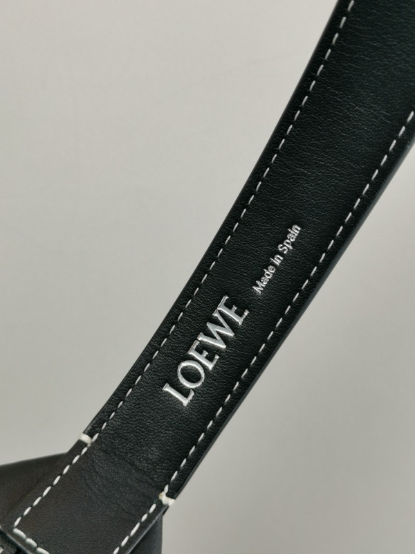 LOEWE Cubi bag in Anagram jacquard and calfskin
