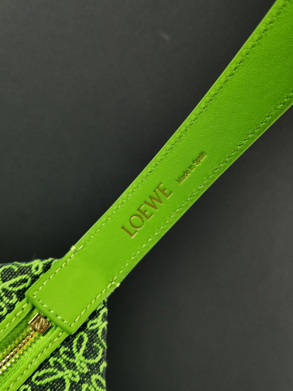 LOEWE small Cubi bag in Anagram jacquard and calfskin