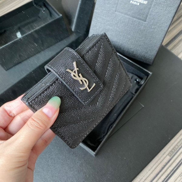 YSL MONOGRAM BUSINESS CARD CASE