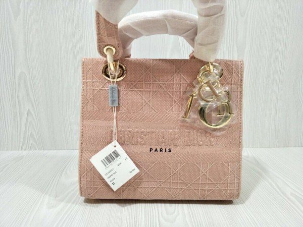 LADY D-LITE EMBROIDERED CANNAGE BAG