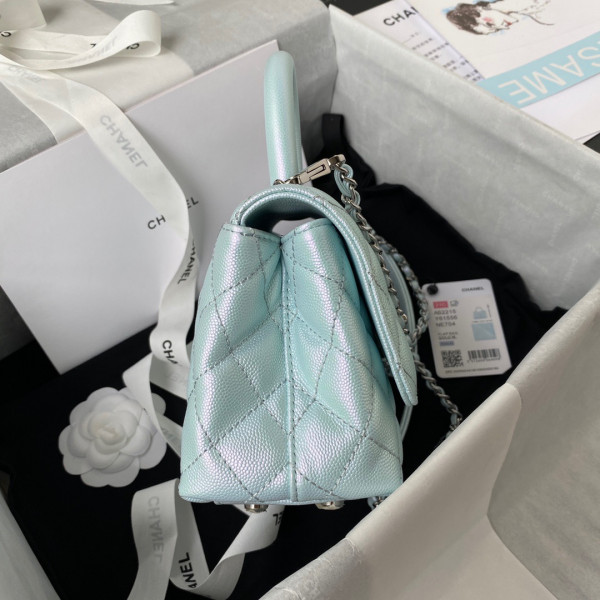 CL MINI FLAP BAG WITH TOP HANDLE