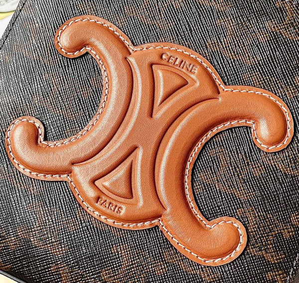 Ce**e cube bag cuir triomphe