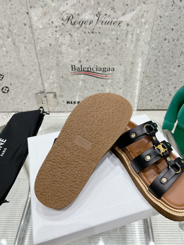 Ce**e slides tippi in calfskin