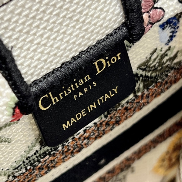 mini D*or book tote phone bag