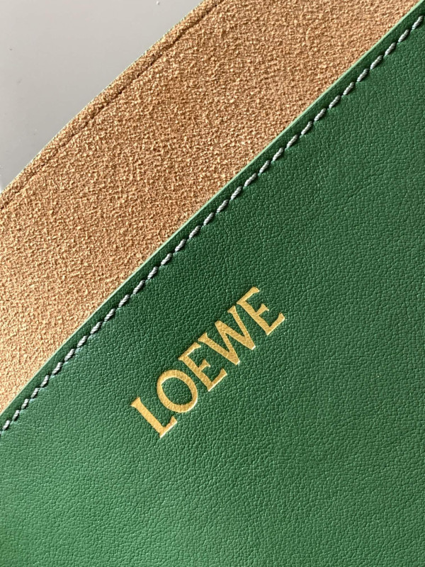 LOEWE Puzzle Fold Tote in shiny calfskin