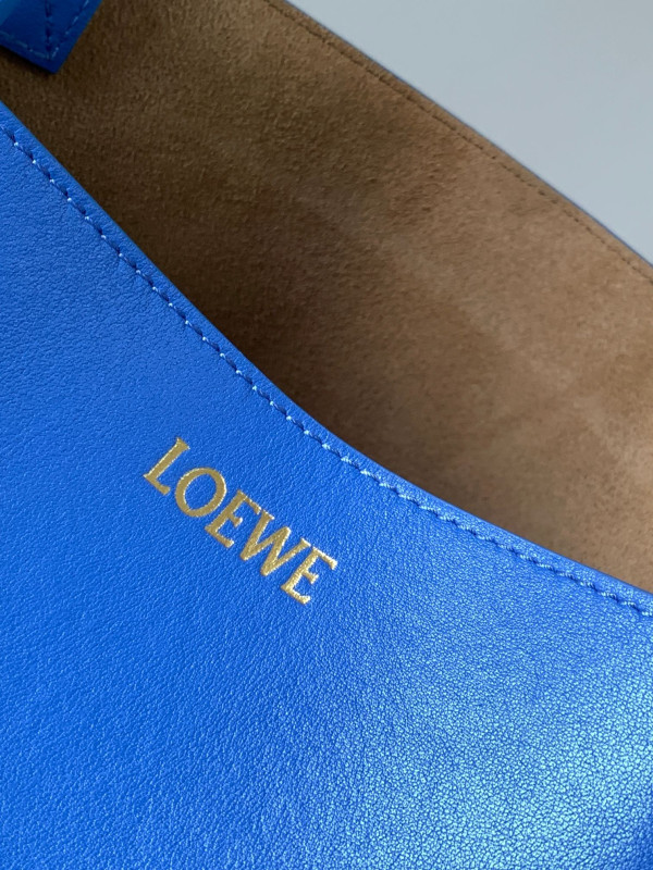 LOEWE Puzzle Fold Tote in shiny calfskin