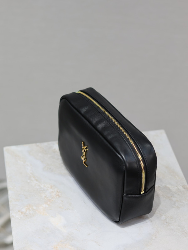 YSL CALYPSO COSMETIC POUCH IN LAMBSKIN