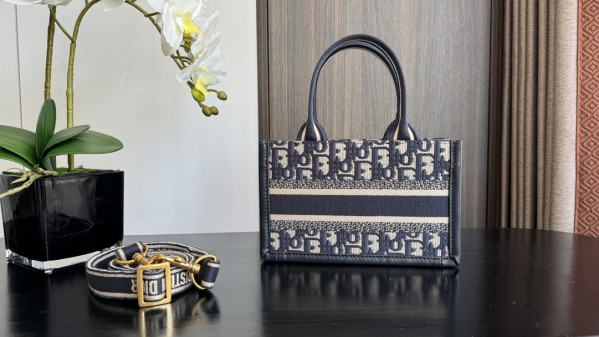 D*or mini book tote-21.5*13*7.5cm