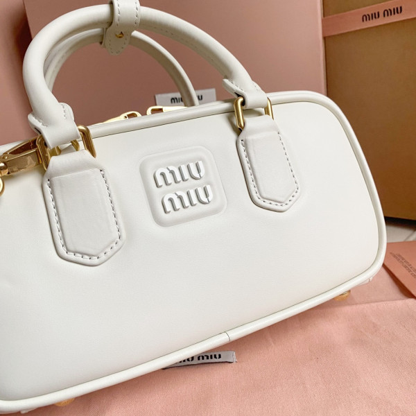 MIUMIU Arcadie leather bag-22X10.5X7.5Cm