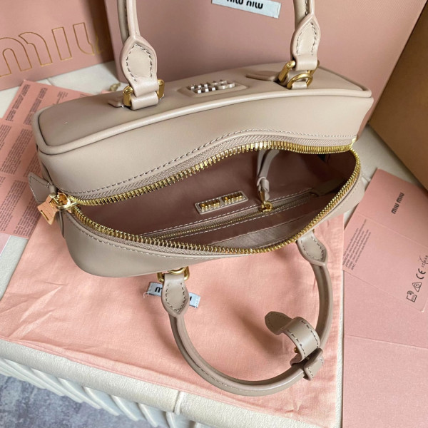 MIUMIU Arcadie leather bag-22X10.5X7.5Cm