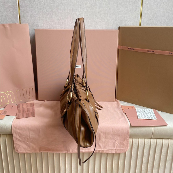 MIUMIU Joie nappa leather bag-44 X 16 X10.5cm