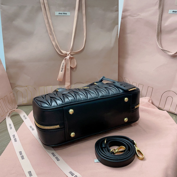 MIUMIU Arcadie matelassé nappa leather bag-XS/S/M